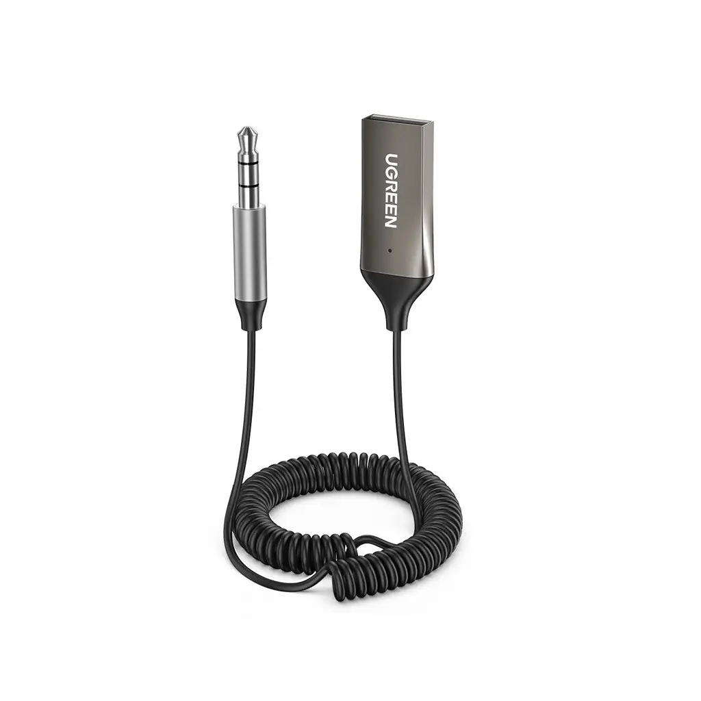 FM модулятор Ugreen Bluetooth 5.0 Aux with mic CM309 UGREEN Black (70601)