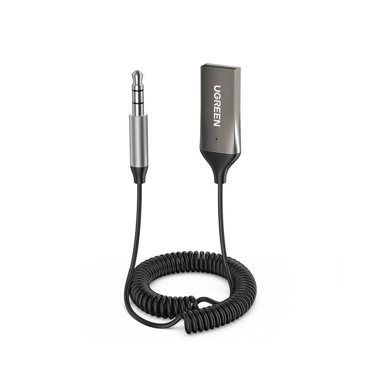 FM модулятор Ugreen Bluetooth 5.0 Aux with mic CM309 UGREEN Black (70601) - фото 1