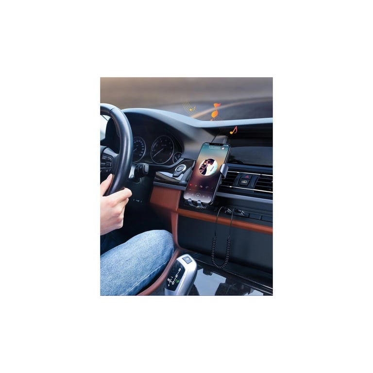 FM модулятор Ugreen Bluetooth 5.0 Aux with mic CM309 UGREEN Black (70601) - фото 11