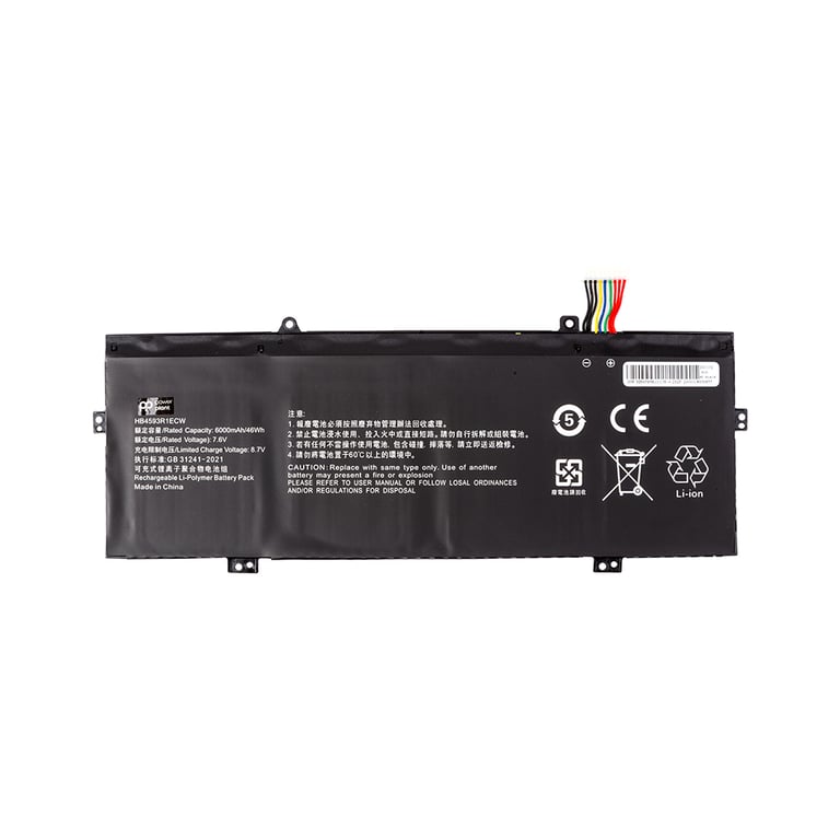 Акумулятор до ноутбука HUAWEI Matebook 14" KPL-W00 (HB4593R1ECW) 7.6V 6000mAh PowerPlant (NB400157)