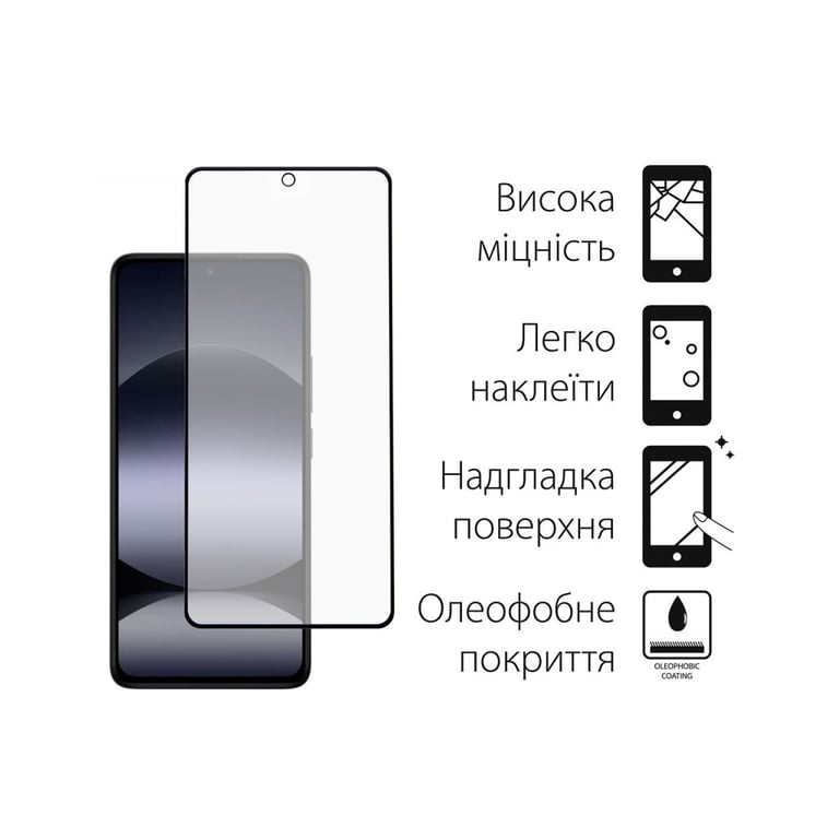 Чохол до мобільного телефона Dengos Kit Xiaomi Redmi Note 14 case Carbon + glass (Purple) (DG-KM-129) - фото 3