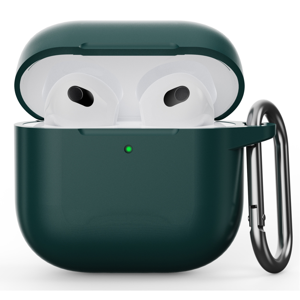 Чохол для навушників Armorstandart Hang Case для Apple AirPods 4 Dark Green (ARM81280) - фото 1 Чохол для навушників Armorstandart Hang Case для Apple AirPods 4 Dark Green (ARM81280) - фото 1