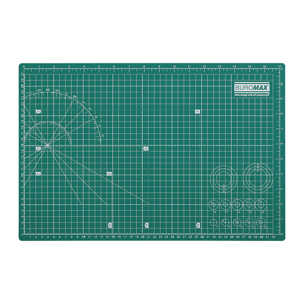 Самовідновлювальний килимок для різання Buromax А3 п%27ятишаровий (BM.6507) Самовідновлювальний килимок для різання Buromax А3 п%27ятишаровий (BM.6507)