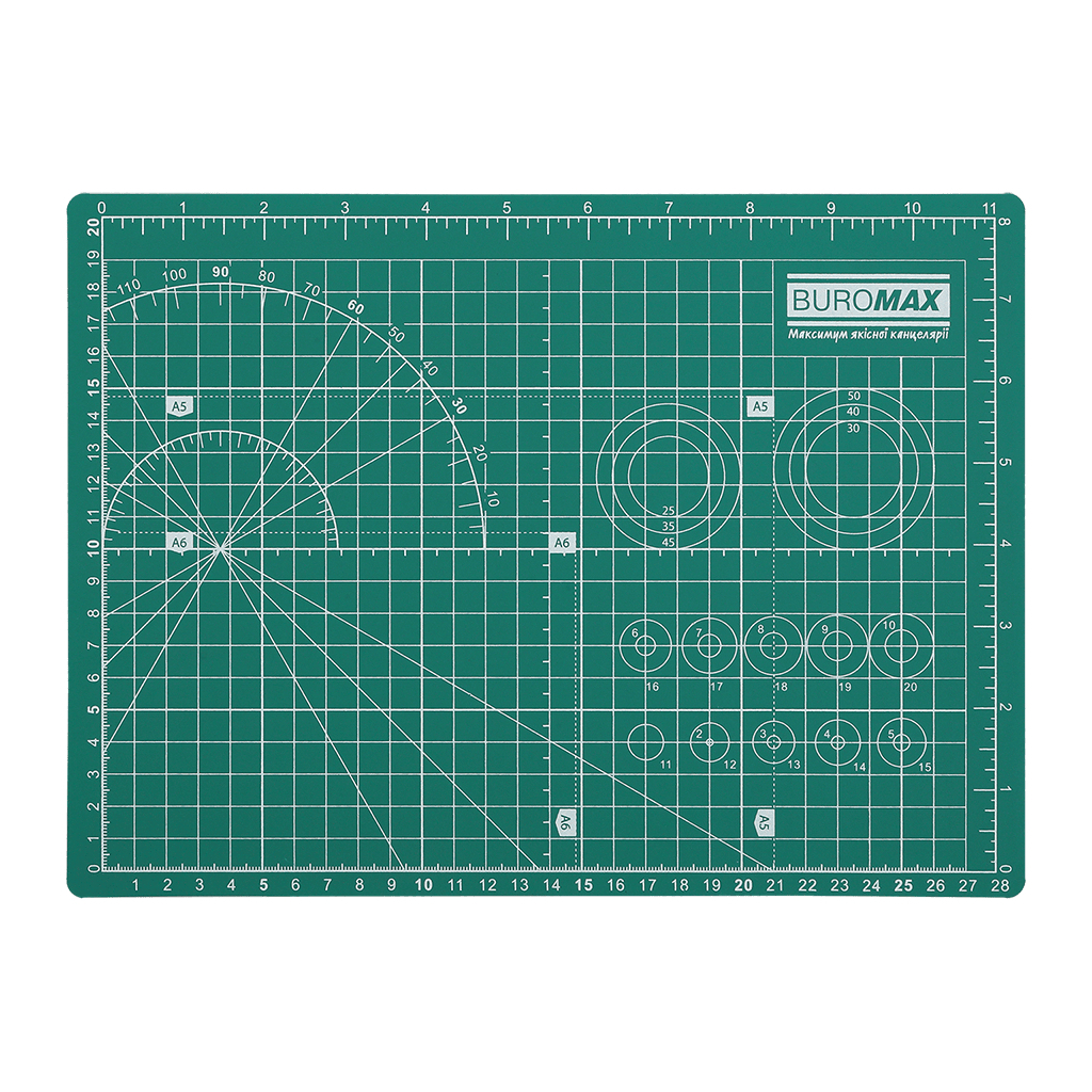 Самовідновлювальний килимок для різання Buromax А4 п%27ятишаровий (BM.6508) Самовідновлювальний килимок для різання Buromax А4 п%27ятишаровий (BM.6508)