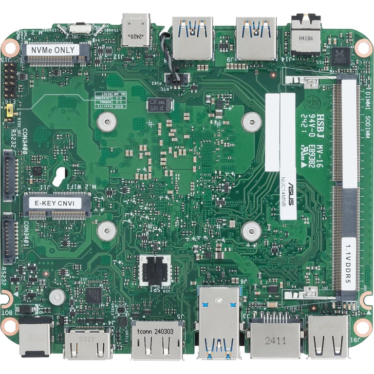 Комп'ютер ASUS NUC 14 Essential RNUC14MNK9700002 Slim Kit(L6) / N97, M.2 22x80 NVMe & SATA SSD, EU Cord (90AR00M2-M00080) - фото 11