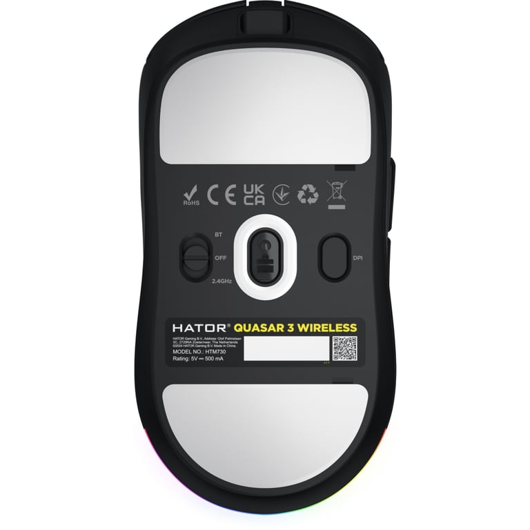 Мишка Hator Quasar 3 Wireless Black (HTM730) - фото 6