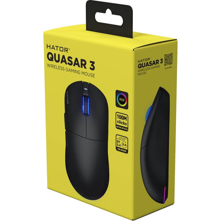 Мишка Hator Quasar 3 Wireless Black (HTM730) - фото 7