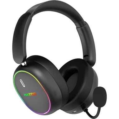Навушники Hator Phoenix 2 Wireless Hi-Res SyncHUB connection Black (ESH40) - фото 1