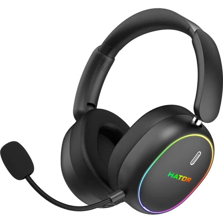 Навушники Hator Phoenix 2 Wireless Hi-Res SyncHUB connection Black (ESH40) - фото 2