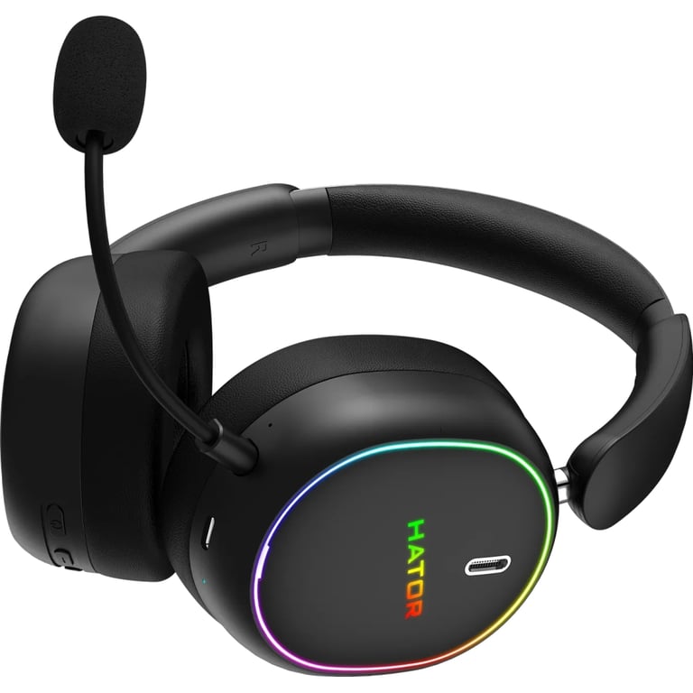 Навушники Hator Phoenix 2 Wireless Hi-Res SyncHUB connection Black (ESH40) - фото 7