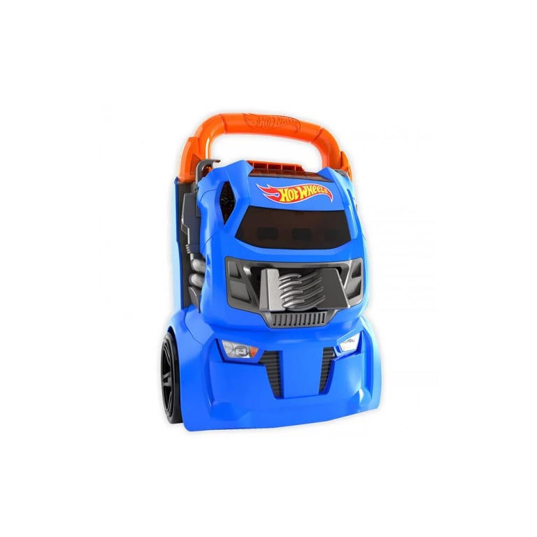 Автотрек Hot Wheels Портативний трек-контейнер з 4 рівнобіжними доріжками (HWCC14) - фото 1