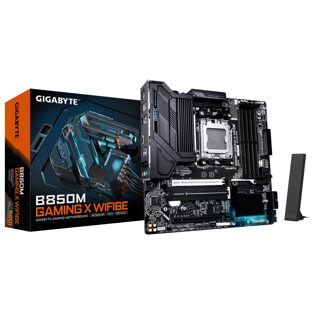 Материнська плата GIGABYTE B850M GAMING X WF6E (B850M GAMING X WIFI6E) - фото 4 Материнська плата GIGABYTE B850M GAMING X WF6E (B850M GAMING X WIFI6E) - фото 4