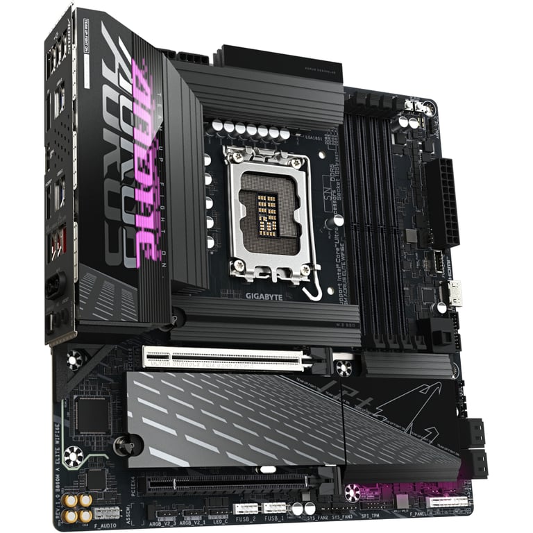 Материнська плата GIGABYTE B860M A ELITE WIFI6E (B860M AORUS ELITE WIFI6E) - фото 2