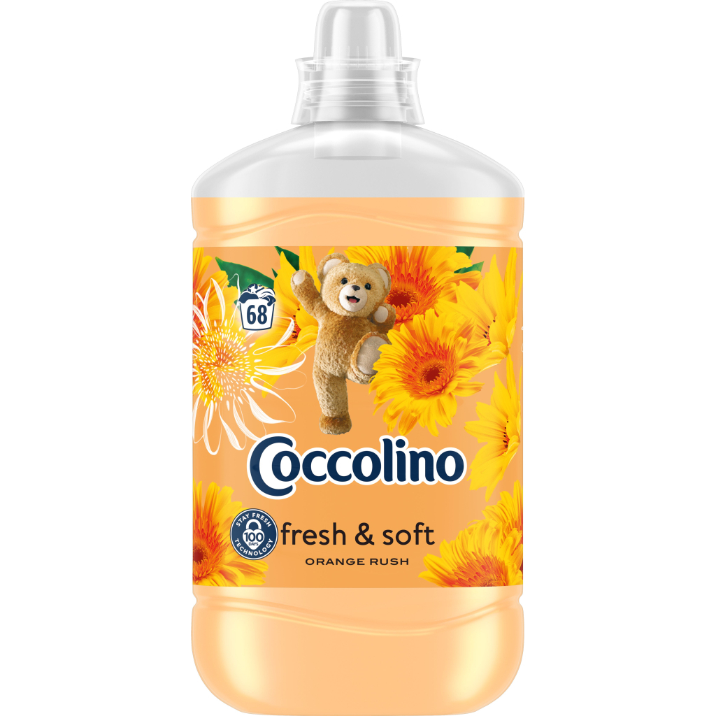 Кондиціонер для білизни Coccolino Fresh & Soft Orange Rush 1.7 л (8720181410659) - фото 1 Кондиціонер для білизни Coccolino Fresh & Soft Orange Rush 1.7 л (8720181410659) - фото 1