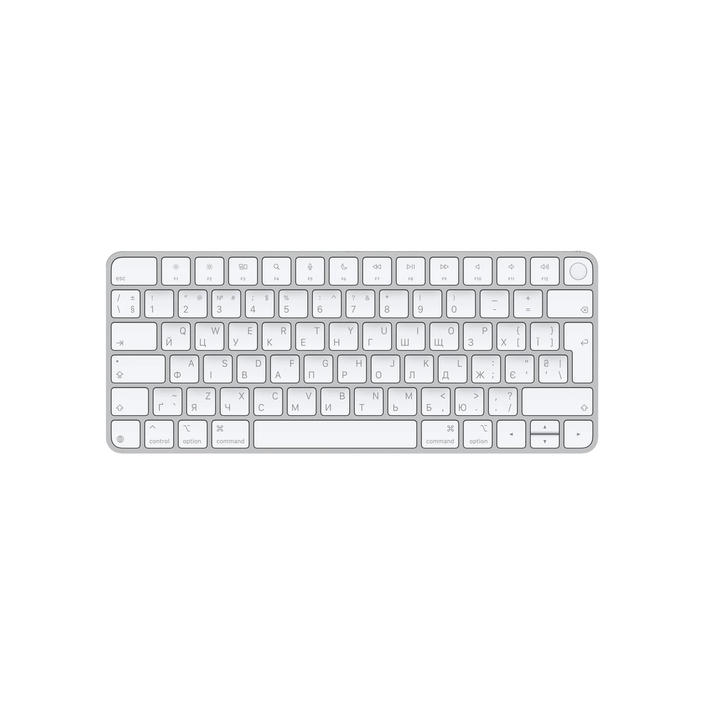 Клавіатура Apple Magic Keyboard with Touch ID Bluetooth/USB-C UA White (MXCK3UA/A) Клавіатура Apple Magic Keyboard with Touch ID Bluetooth/USB-C UA White (MXCK3UA/A)