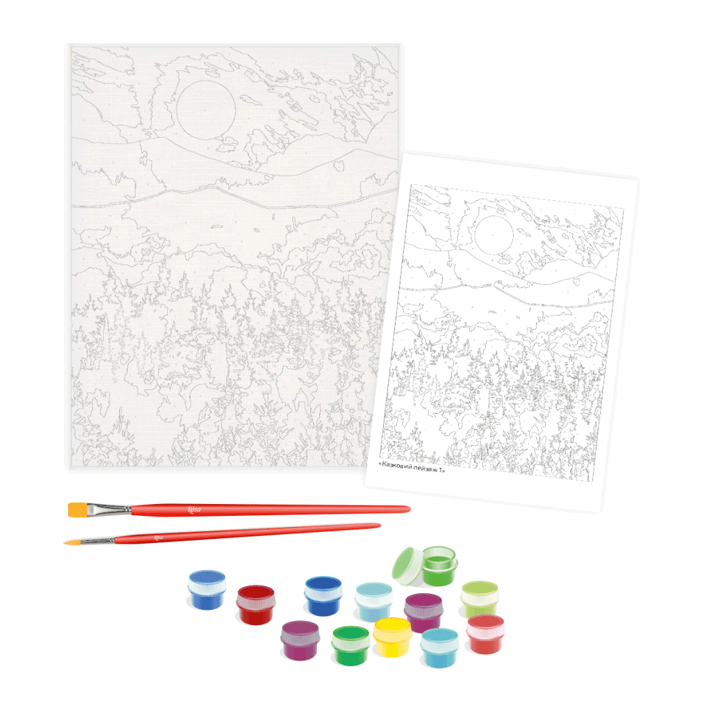 Картина по номерам Rosa Казковий пейзаж 1 35 х 45 см (4823098529798) - фото 3 Картина по номерам Rosa Казковий пейзаж 1 35 х 45 см (4823098529798) - фото 3