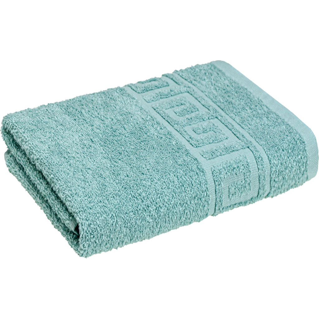 Рушник Home Line махровий бордюрний (бірюзовий) 400 гр/м2, 50х90 см (179748) - фото 1