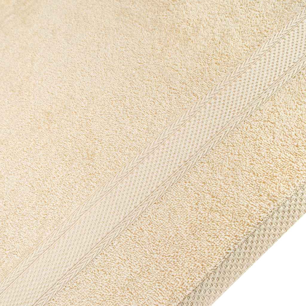 Рушник Home Line махровий бордюрний (кремовий) 400 гр/м2, 50х90 см (181814) - фото 2 Рушник Home Line махровий бордюрний (кремовий) 400 гр/м2, 50х90 см (181814) - фото 2