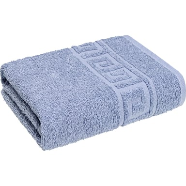 Рушник Home Line махровий бордюрний (сіро-блакитний) 400 гр/м2, 50х90 см (179749)