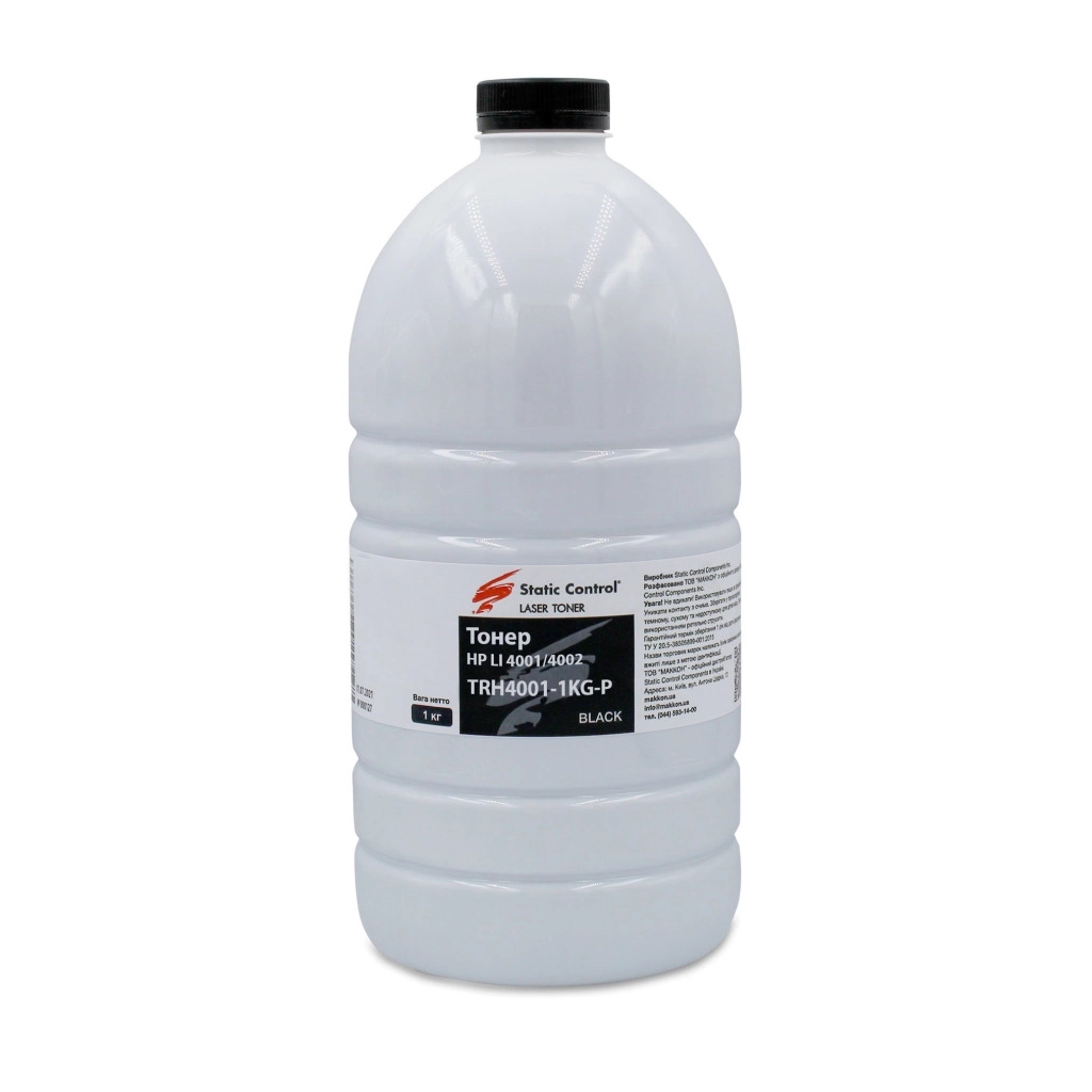 Тонер HP LJ 4001/4002 1кг фасовка Static Control (TRH4001-1KG-P) - фото 1