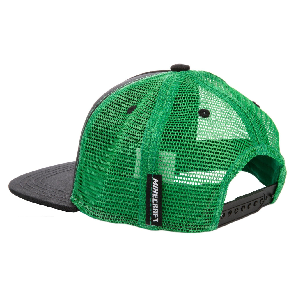 Кепка Jinx Minecraft - Creeper Sequin Youth Snapback Green (JINX-10305) - фото 3 Кепка Jinx Minecraft - Creeper Sequin Youth Snapback Green (JINX-10305) - фото 3