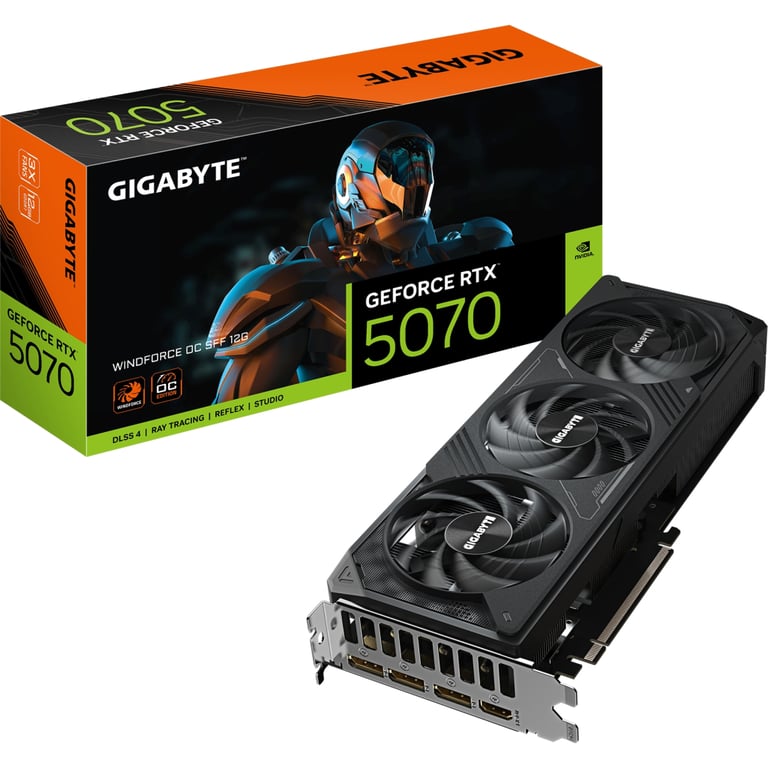 Відеокарта GIGABYTE GeForce RTX5070 12Gb WINDFORCE OC SFF (GV-N5070WF3OC-12GD) - фото 10