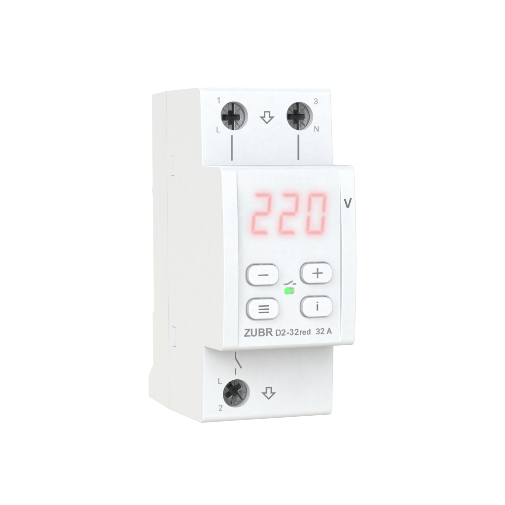 Реле напруги ZUBR D2-32 red (4820120222665) - фото 1