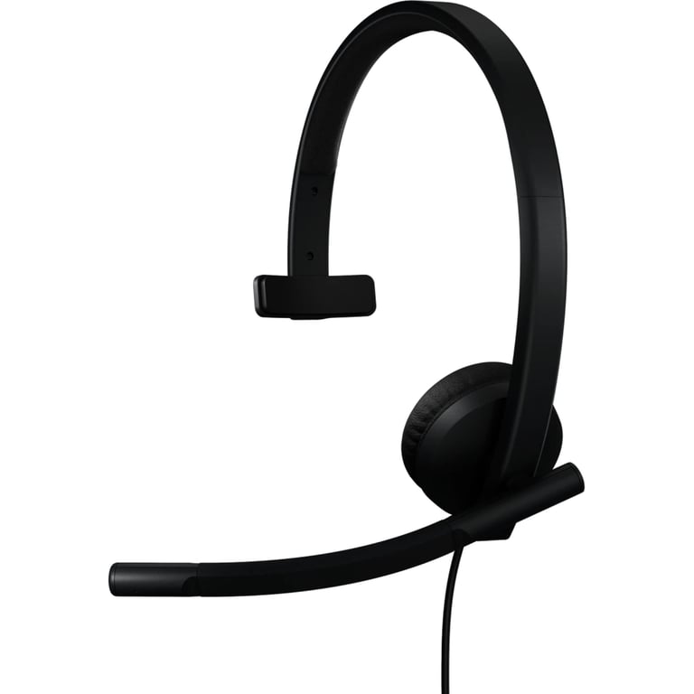 Навушники Logitech H570e Corded for Business Mono Teams USB-A Black (981-001426) — фото 1