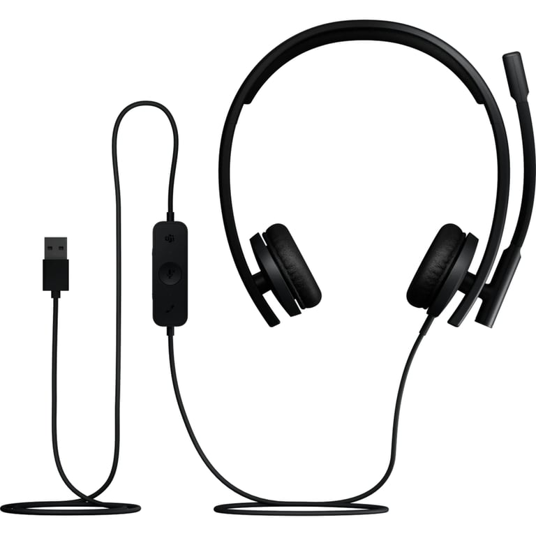 Навушники Logitech H570e Corded for Business Stereo Teams USB-A Black (981-001430) - фото 5