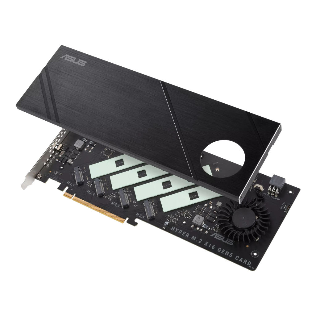 Плата розширення ASUS Hyper M.2 X16 PCIe 5.0 Expansion Card GEN 5 (90MC0CY0-M0EAY0) - фото 5 Плата розширення ASUS Hyper M.2 X16 PCIe 5.0 Expansion Card GEN 5 (90MC0CY0-M0EAY0) - фото 5