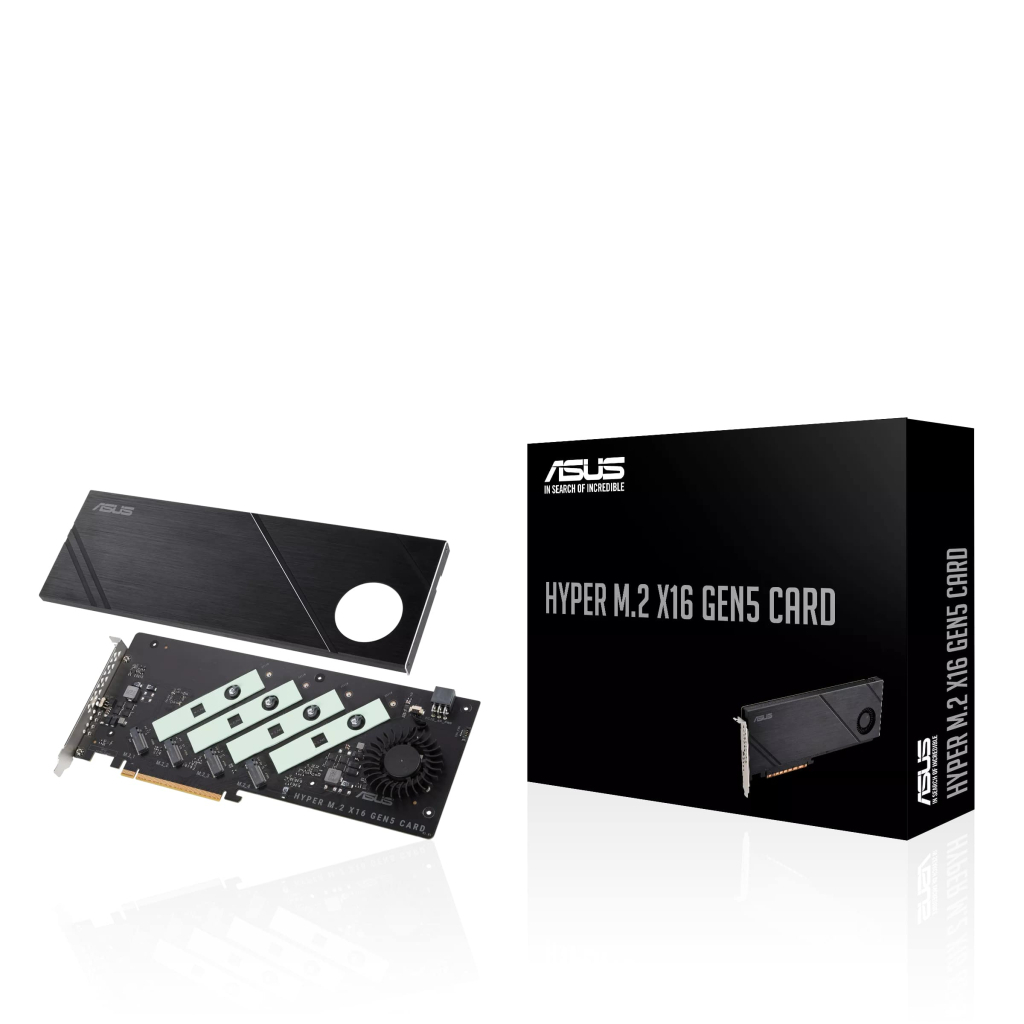 Плата розширення ASUS Hyper M.2 X16 PCIe 5.0 Expansion Card GEN 5 (90MC0CY0-M0EAY0) - фото 8 Плата розширення ASUS Hyper M.2 X16 PCIe 5.0 Expansion Card GEN 5 (90MC0CY0-M0EAY0) - фото 8