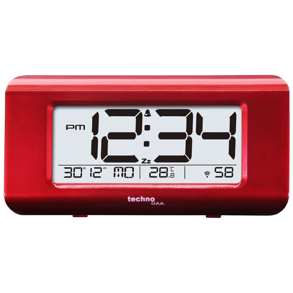 Настільний годинник Technoline WT197 Red (DAS302981) - фото 2 Настільний годинник Technoline WT197 Red (DAS302981) - фото 2