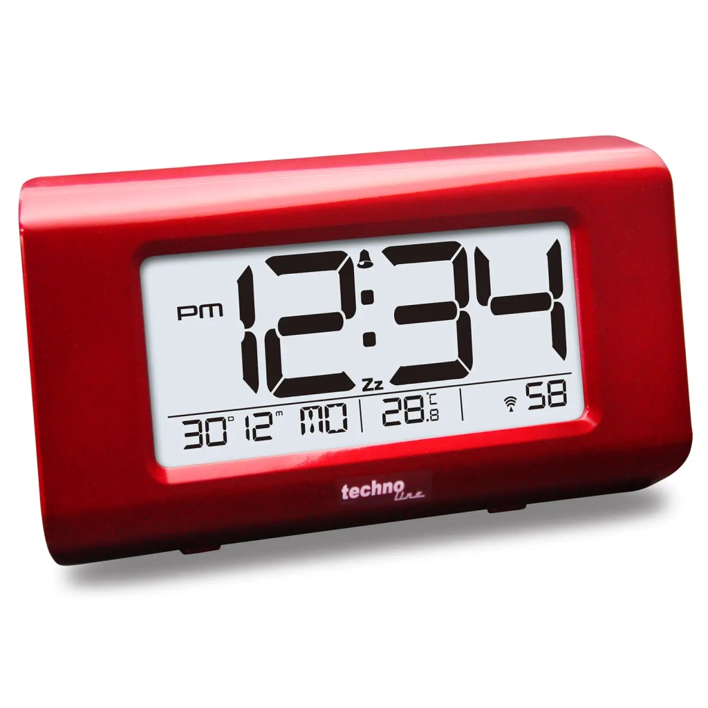 Настільний годинник Technoline WT197 Red (DAS302981) - фото 3 Настільний годинник Technoline WT197 Red (DAS302981) - фото 3