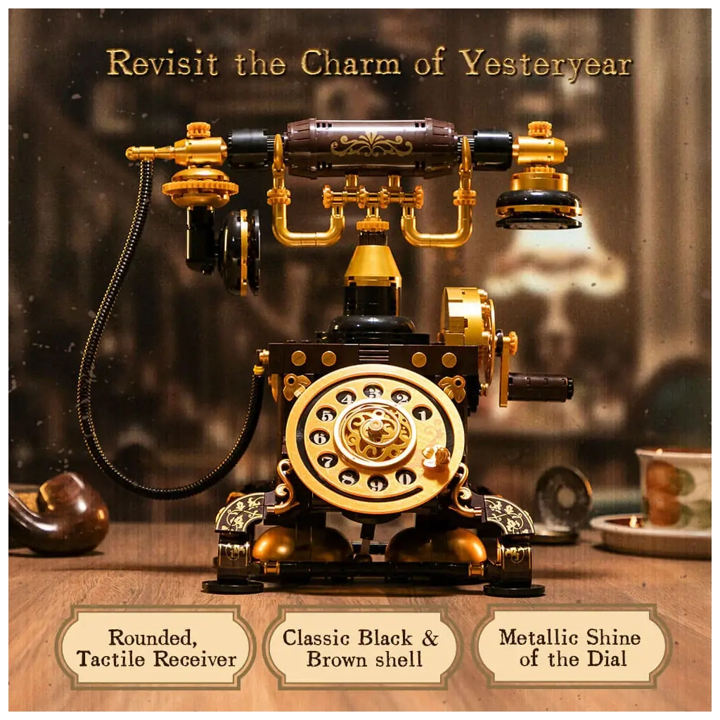 Конструктор Pantasy Original - Retro Phone (85018) - фото 2 Конструктор Pantasy Original - Retro Phone (85018) - фото 2