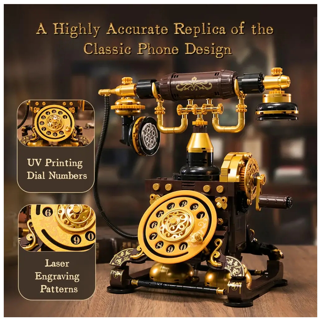 Конструктор Pantasy Original - Retro Phone (85018) - фото 3 Конструктор Pantasy Original - Retro Phone (85018) - фото 3