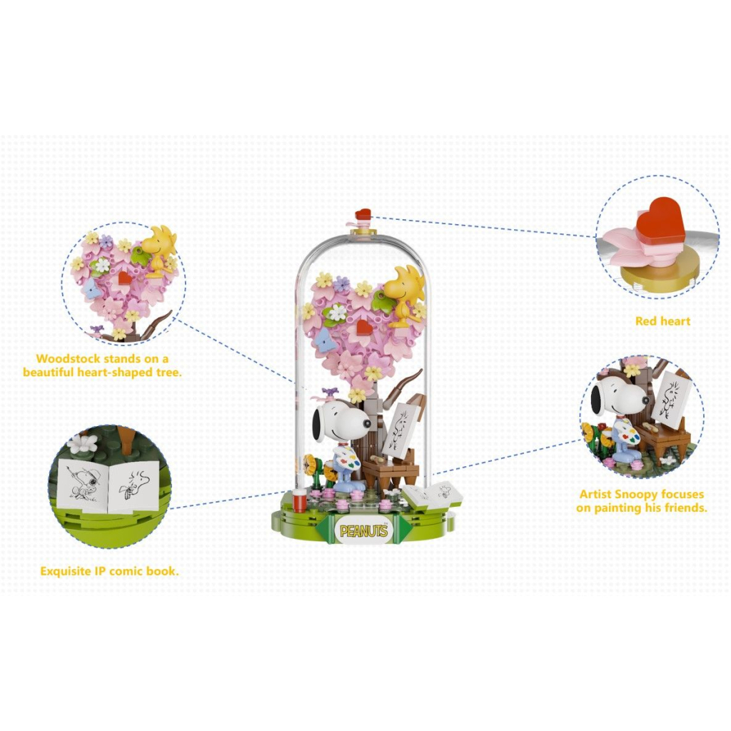 Конструктор Pantasy Snoopy - Art Світ (86902) - фото 2 Конструктор Pantasy Snoopy - Art Світ (86902) - фото 2