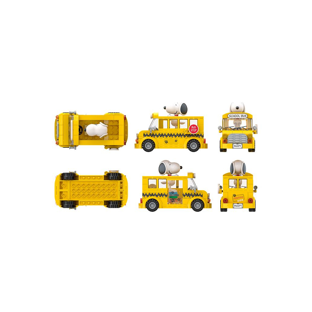 Конструктор Pantasy Snoopy - Шкільний автобус (86906) - фото 6 Конструктор Pantasy Snoopy - Шкільний автобус (86906) - фото 6