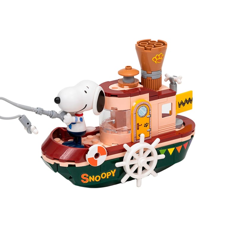Конструктор Pantasy Snoopy - Пароход (86907) - фото 1