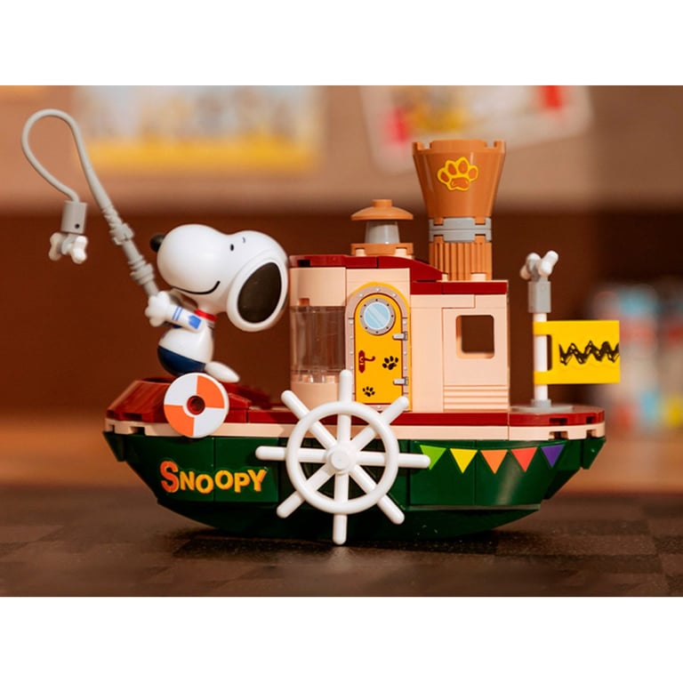 Конструктор Pantasy Snoopy - Пароход (86907) - фото 2