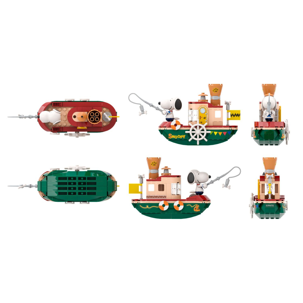 Конструктор Pantasy Snoopy - Пароход (86907) - фото 3 Конструктор Pantasy Snoopy - Пароход (86907) - фото 3