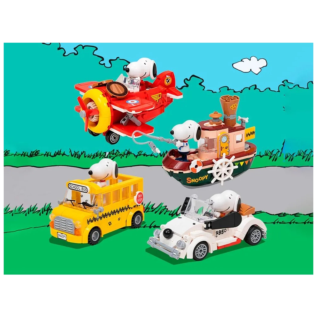 Конструктор Pantasy Snoopy - Родстер (86908) - фото 9 Конструктор Pantasy Snoopy - Родстер (86908) - фото 9