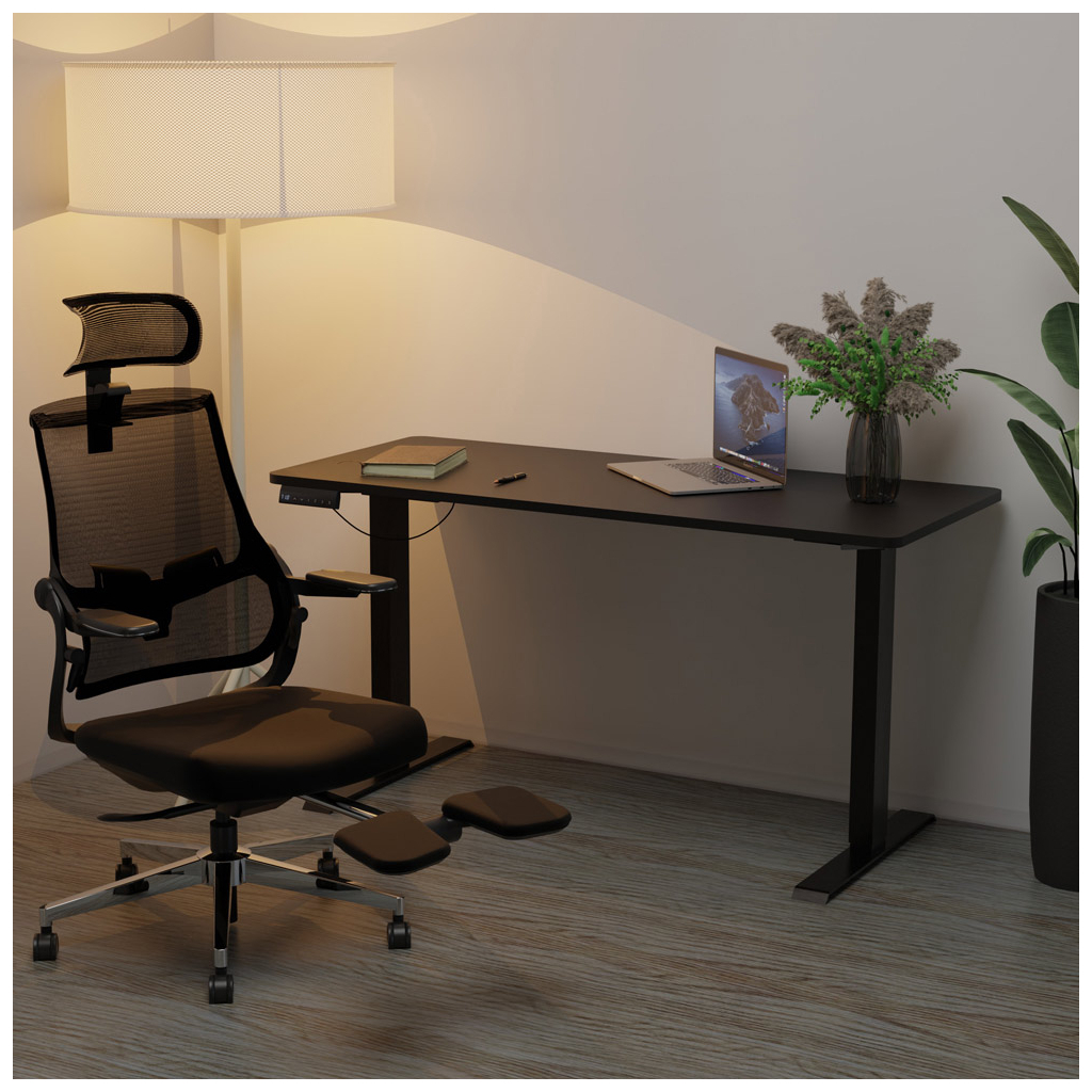 Комп'ютерний стіл Mealux PowerDesk Duo Black (EVO-242 Duo B/B) - фото 5 Комп'ютерний стіл Mealux PowerDesk Duo Black (EVO-242 Duo B/B) - фото 5