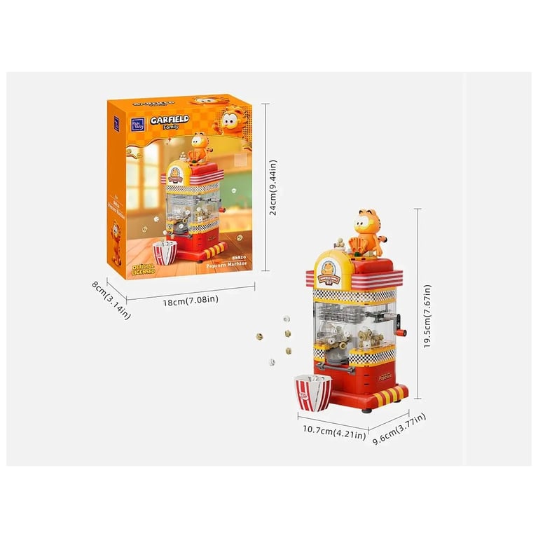 Конструктор Pantasy Garfield -Fantastic Machines - Машина для попкорна (86810) - фото 8