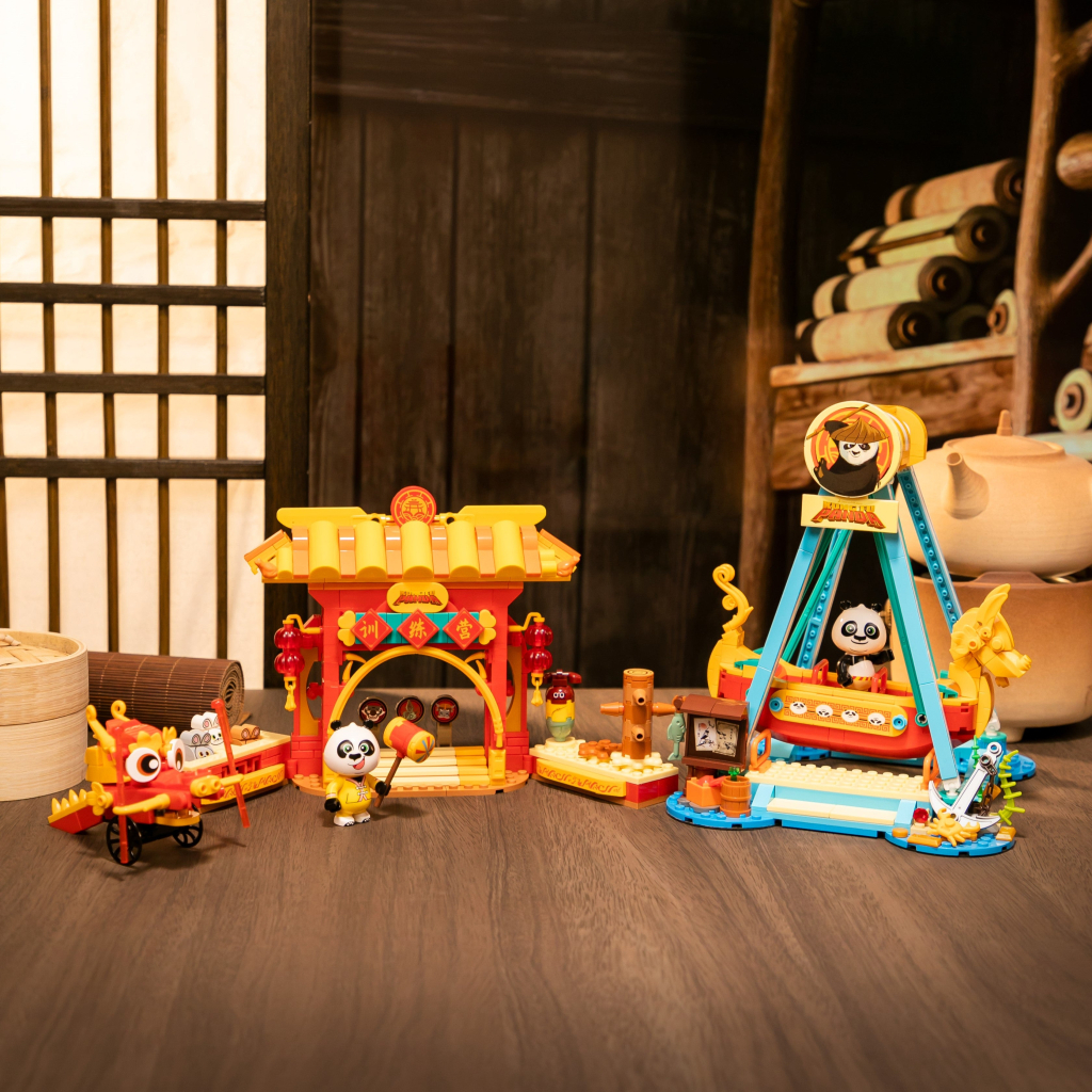 Конструктор Pantasy Kungfu Panda - Катання на піратському кораблі (86516) - фото 6 Конструктор Pantasy Kungfu Panda - Катання на піратському кораблі (86516) - фото 6