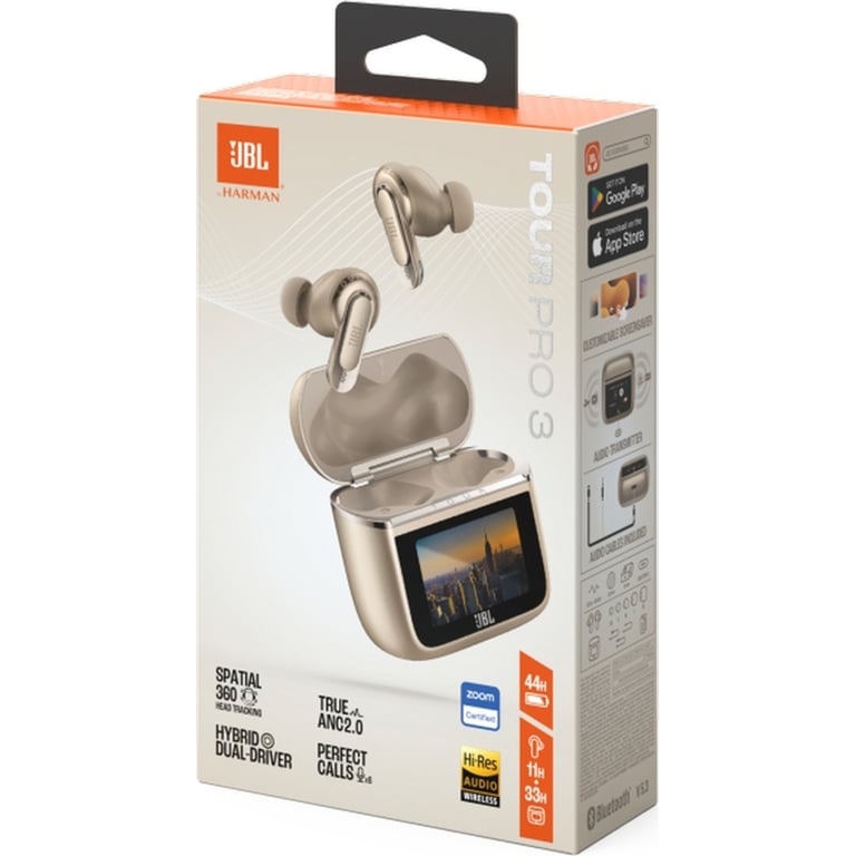 Навушники JBL Tour Pro 3 Latte (JBLTOURPRO3LTT) - фото 4