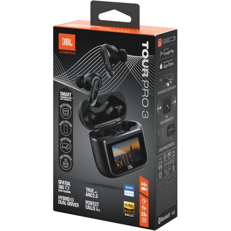 Навушники JBL Tour Pro 3 Black (JBLTOURPRO3BLK) - фото 4