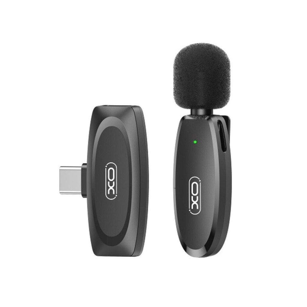 Мікрофон XO MKF08A з придушенням шуму Type-C Black (XO-MKF08A-TC) - фото 1