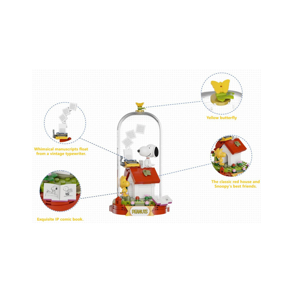 Конструктор Pantasy Snoopy - Червоний дім мрій (86901) - фото 3 Конструктор Pantasy Snoopy - Червоний дім мрій (86901) - фото 3