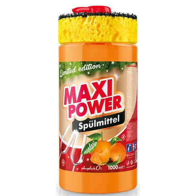 Засіб для ручного миття посуду Maxi Power Мандарин 1 л (4823098413929) - фото 1