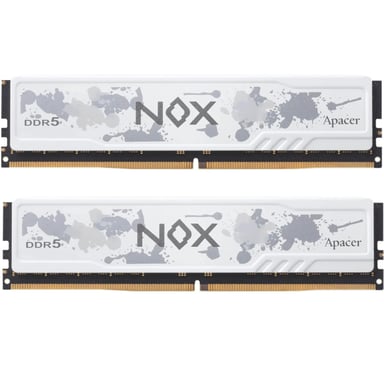 Модуль пам'яті для комп'ютера DDR5 32GB (2x16GB) 5600 MHz NOX White Apacer (AH5U32G56C522MWAA-2) - фото 1
